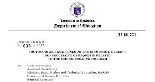 DM No. 036, s. 2022 – Recruitment of Kindergarten  .